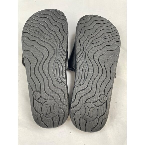 Hurley Men's Black Slides/Shoes/Sandals Size 10 SKU 3640 - Picture 5 of 5